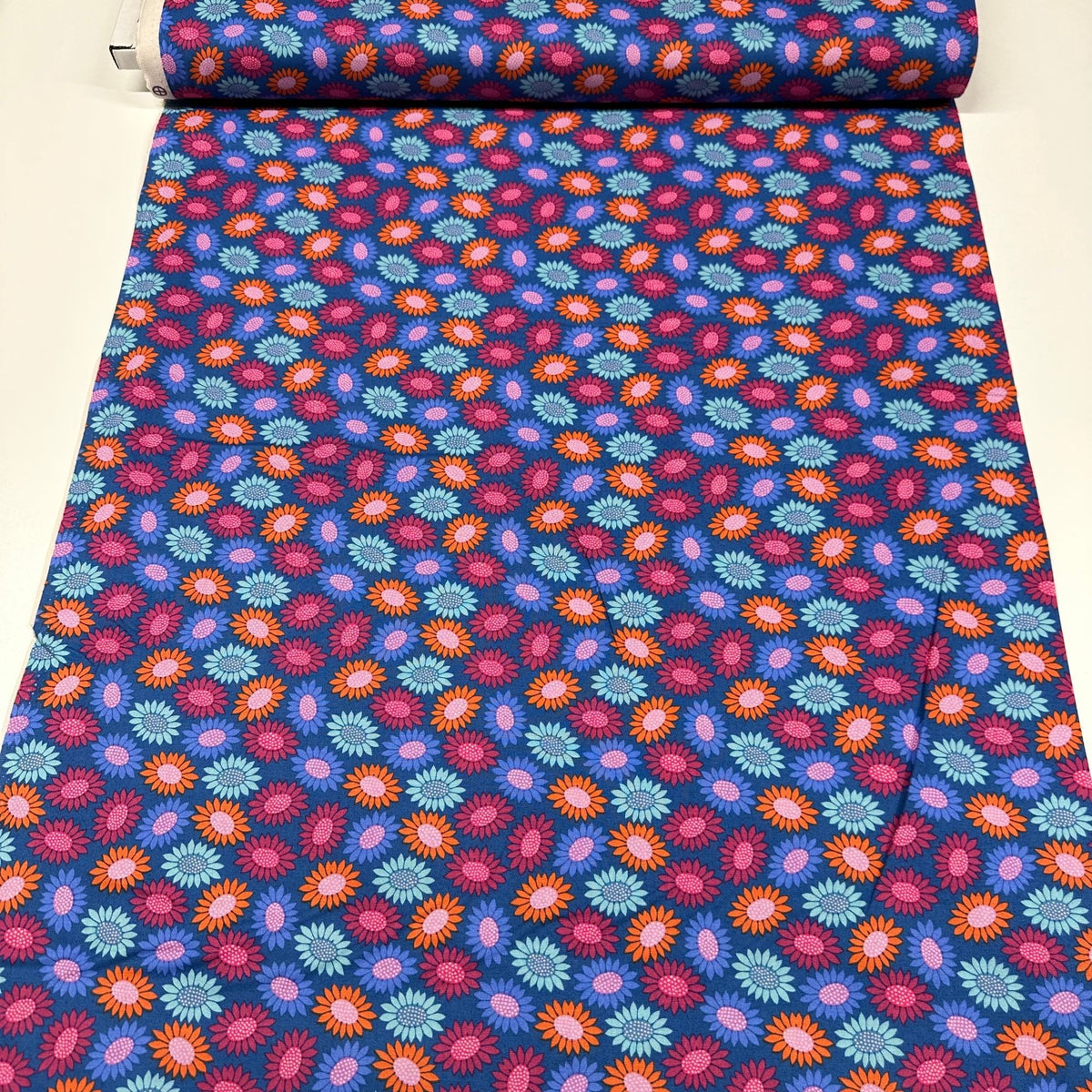 Love Always Picky Blue Floral Cotton Fabric, Anna Maria For Free Spiri ...