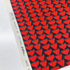 Scandi Strawberries Cotton Fabric, Kobayashi  Imported from Japan, red, black