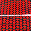 Scandi Strawberries Cotton Fabric, Kobayashi  Imported from Japan, red, black