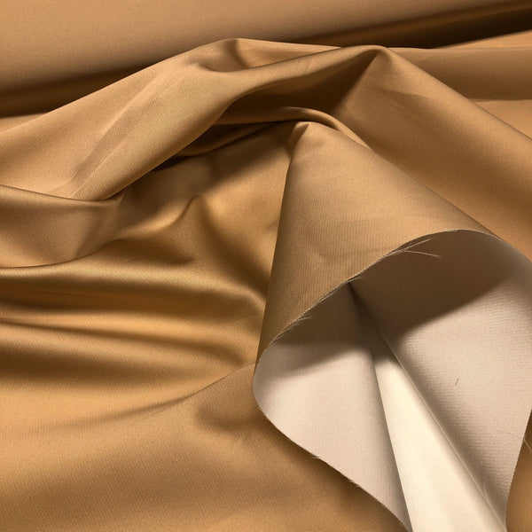 Reversible Double Face Silk/Polyester Satin Back Taffeta Fabric Made in France