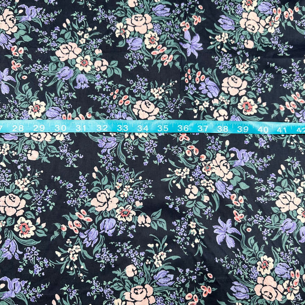 London Calling SRKD-20255-234 Wisteria Floral Cotton Lawn Fabric Robert Kaufman