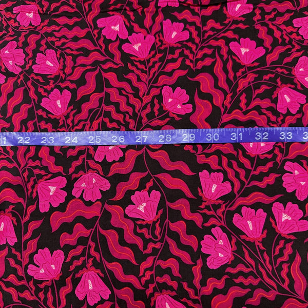 Love Struck Cupid’s Garden Fond in Rayon Fabric,  AGF Studio for Art Gallery Fabrics R14013a