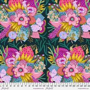 Welcome Home Perth Dappled Floral Cotton Fabric, Anna Maria For Free Spirit Fabric