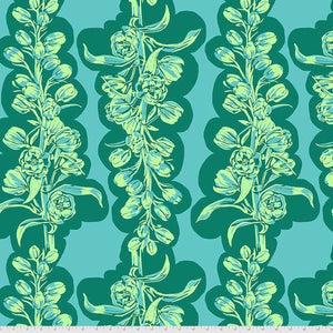 Made My Day Delphinium - Patina Anna Maria Cotton Fabric, Free Spirit PWAH165.PATINA