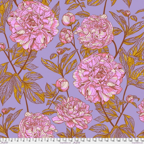 Housewarming Peony Our Fair Home Wideback 108" Cotton Fabric, Anna Maria for Free Spirit Fabrics