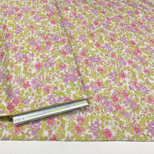 London Calling SRKD-19234-287 Sweet Floral  Cotton Lawn Fabric Robert Kaufman