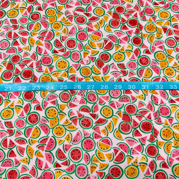 Wishwell Sweetness Watermelon Slices Cotton Fabric Vanessa Lillrose Linda Fitch Robert Kaufman