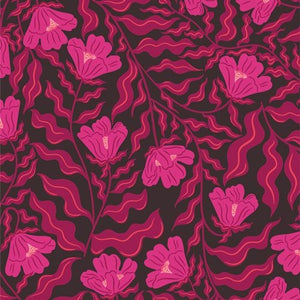 Love Struck Cupid’s Garden Fond in Rayon Fabric,  AGF Studio for Art Gallery Fabrics R14013a