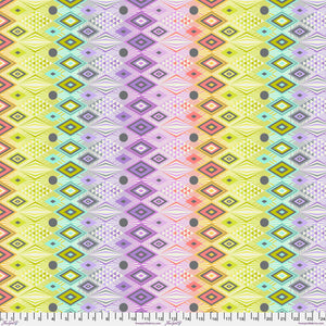 Disco Lucy - Prism Tabby Road Deja Vu Cotton Fabric, Tula Pink for Free Spirit PWTP232.PRISM