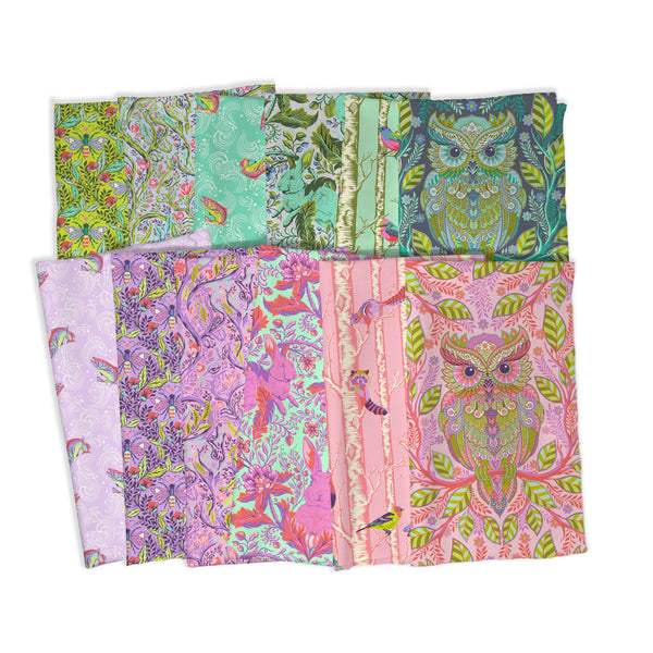 Full Moon Forest II Collection, 12 Yard Bundle Tula Pink Cotton Fabric