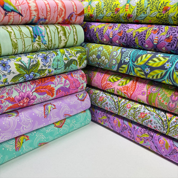 Full Moon Forest II Collection, 12 Yard Bundle Tula Pink Cotton Fabric
