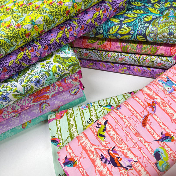 Full Moon Forest II Collection, 12 Yard Bundle Tula Pink Cotton Fabric