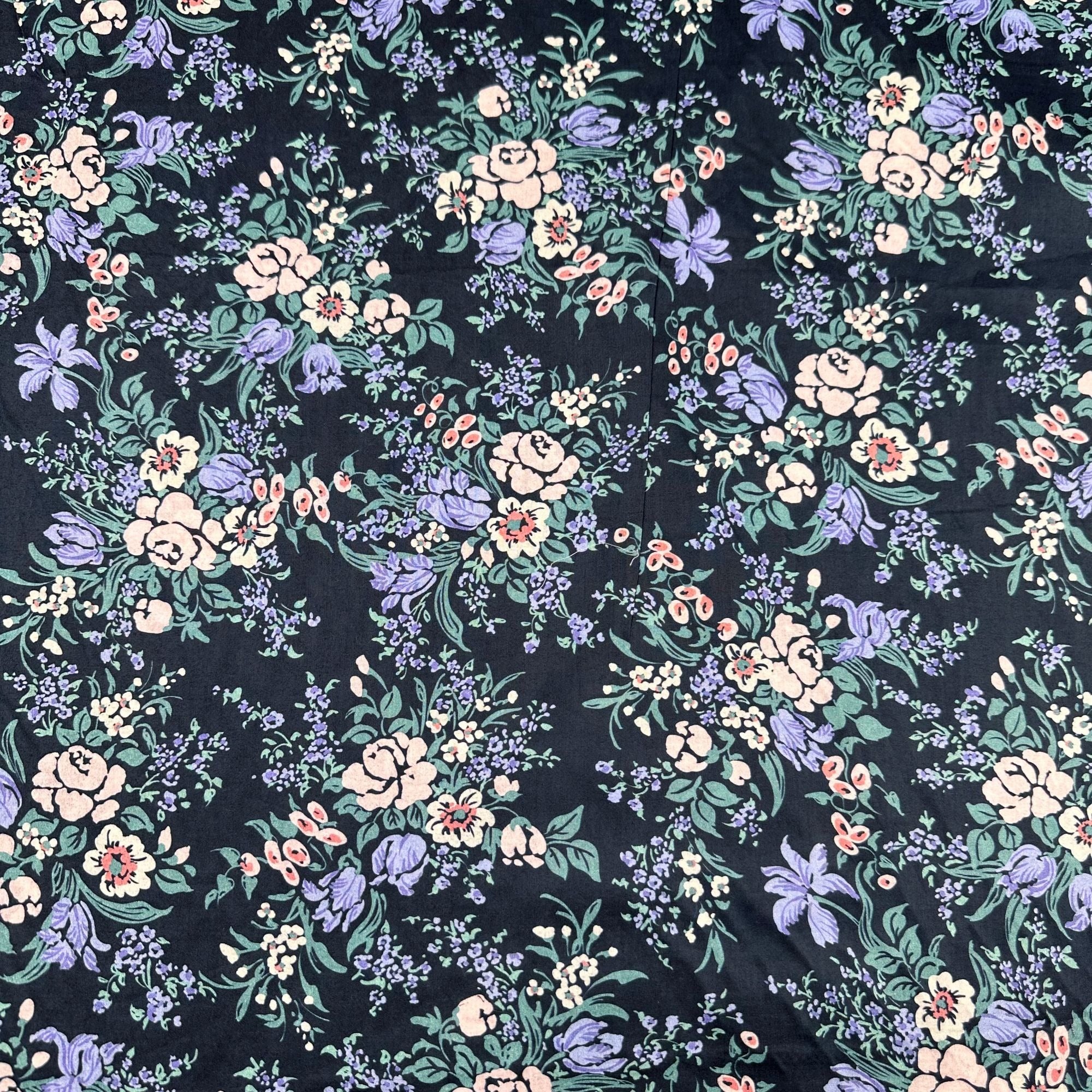 London Calling SRKD-20255-234 Wisteria Floral Cotton Lawn Fabric Robert Kaufman