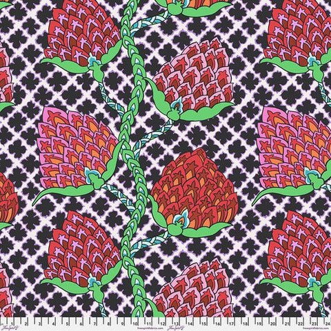 Paisley Flower Contrast Kaffe Fassett Collective Cotton Fabric, Free Spirit PWGP200.CONTRAST