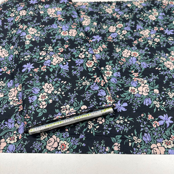 London Calling SRKD-20255-234 Wisteria Floral Cotton Lawn Fabric Robert Kaufman