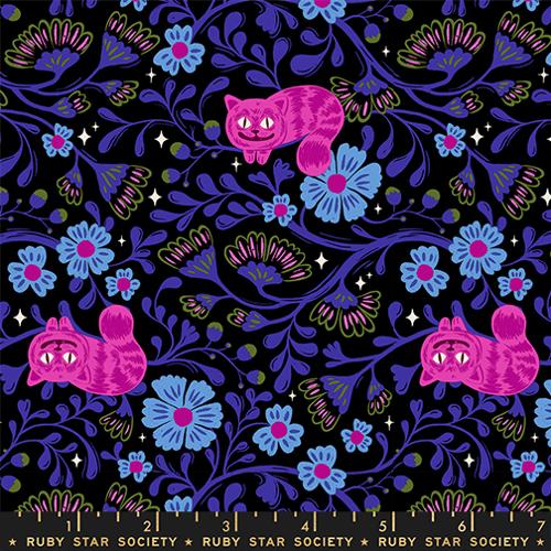 Hello Alice Cheshire Cat in Black by Ruby Star Society, Alice In Wonderland RS2123 14