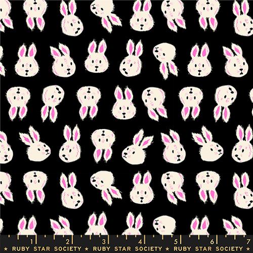 Hello Alice Rushing Rabbit in Black by Ruby Star Society, Alice In Wonderland RS2125 14