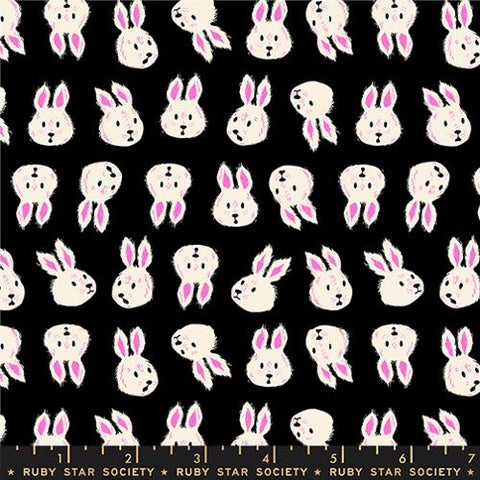 Hello Alice Rushing Rabbit in Black by Ruby Star Society, Alice In Wonderland RS2125 14