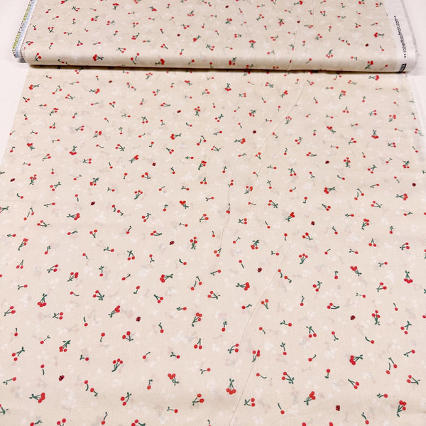 Wishwell Cheery Blossom Lawns Cherry Cotton Lawn Fabric Robert Kaufman WELD-20569-14