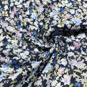 Sevenberry Petite Garden Lawn Floral Cotton Lawn Fabric, Robert Kaufma Fabric & Frolic Sevenberry Petite Garden Lawn Floral Cotton Lawn Fabric, Robert Kaufma Fabric & Frolic