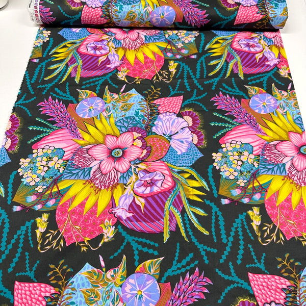 Welcome Home Perth Dappled Floral Cotton Fabric, Anna Maria For Free Spirit Fabric