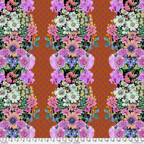 Beata's Garden - Rust || Good Gracious Cotton Fabric, Anna Maria for Free Spirit Fabrics PWAH217.RUST