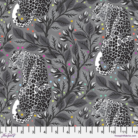 Beautymark - Shadow || Graywork Tula Pink Cotton Fabric, Free Spirit PWTP258.SHADOW