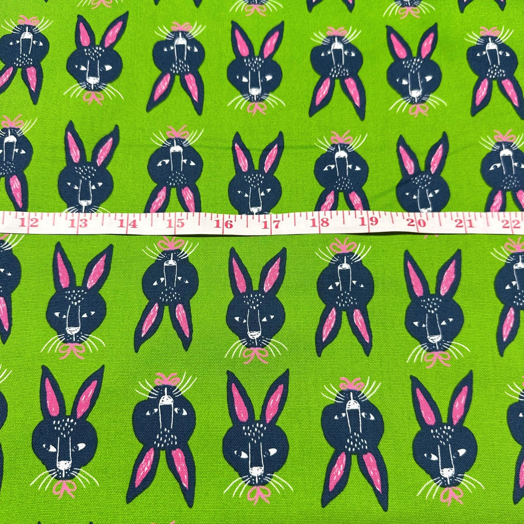 Bunny Rabbits Cotton Oxford Fabric, Cosmo Textiles Imported from Japan ...