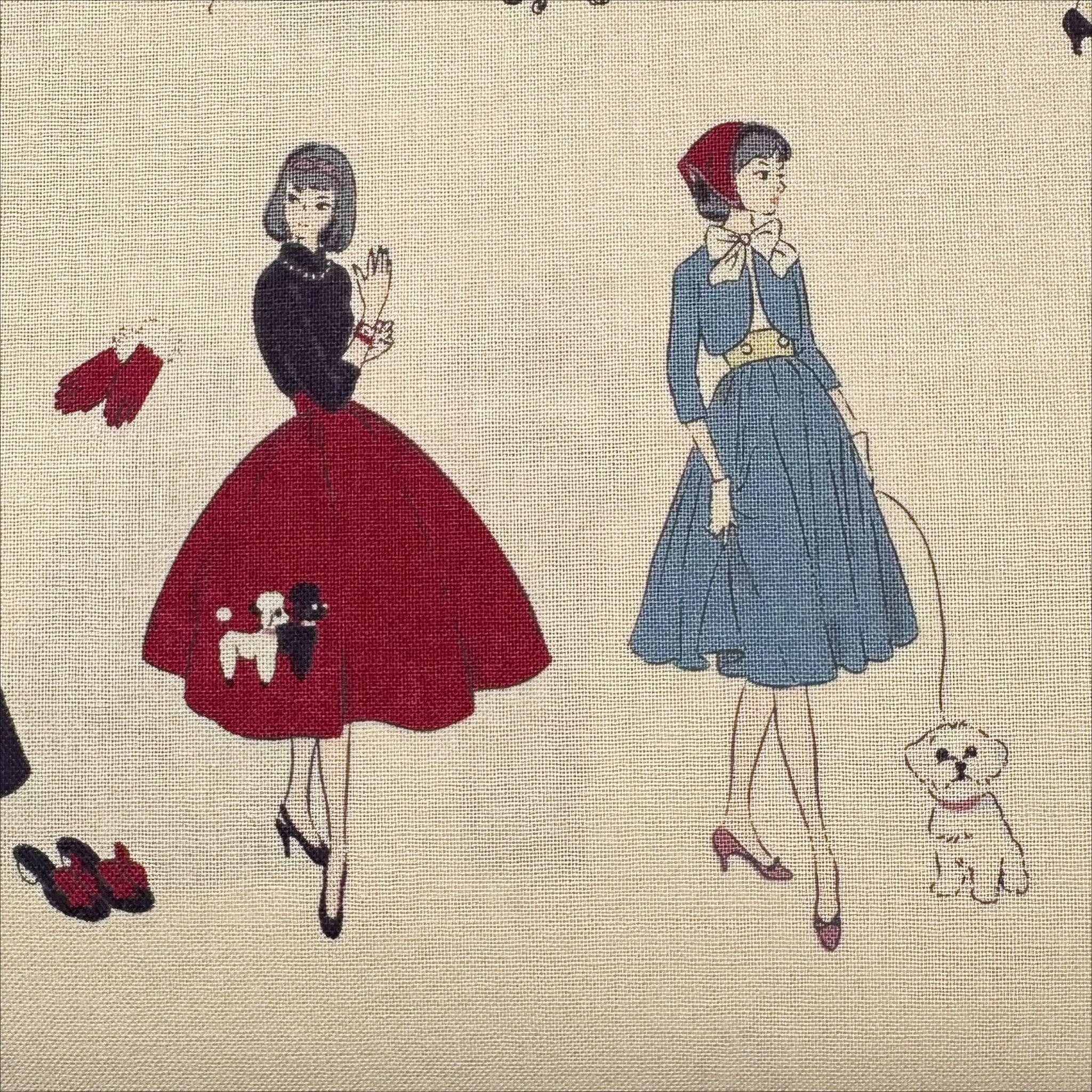 Couturiere Retro 50's Fashion Ladies Cotton Fabric