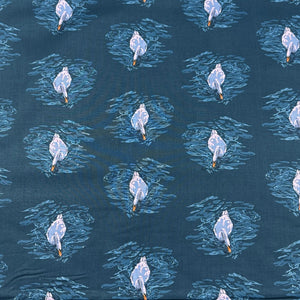 Anna Maria Good Gracious Swanmore Cotton Fabric, Free Spirit Fabrics PWAH224.Evening