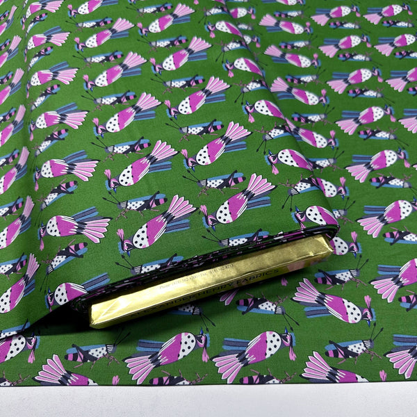 Falcon by Alexander Henry Cotton Fabric, Green 8907A
