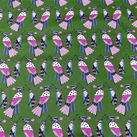 Falcon by Alexander Henry Cotton Fabric, Green 8907A