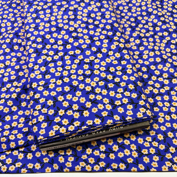 Hello Alice Chatty Garden Florals in Blacklight by Ruby Star Society, Alice In Wonderland  RS2128 14