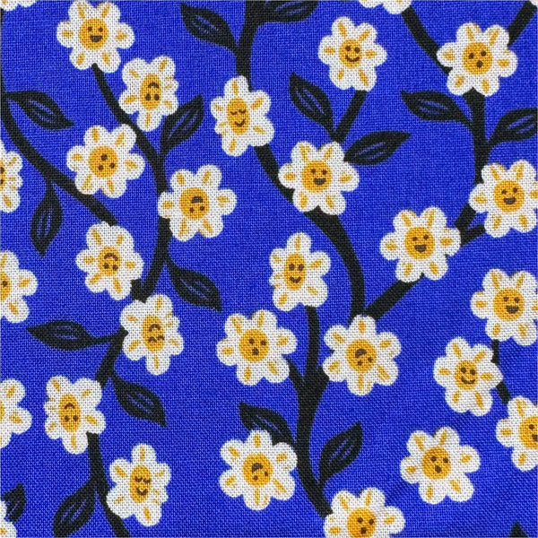 Hello Alice Chatty Garden Florals in Blacklight by Ruby Star Society, Alice In Wonderland  RS2128 14