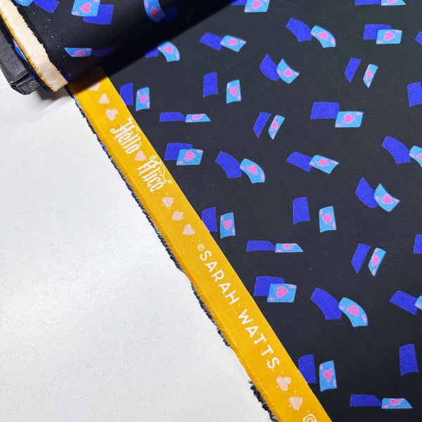 Hello Alice Falling Aces in Black by Ruby Star Society, Alice In Wonderland RS2129 13