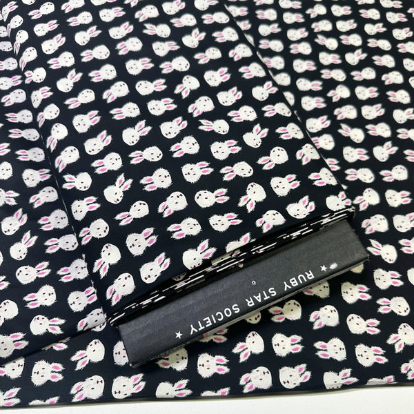 Hello Alice Rushing Rabbit in Black by Ruby Star Society, Alice In Wonderland RS2125 14