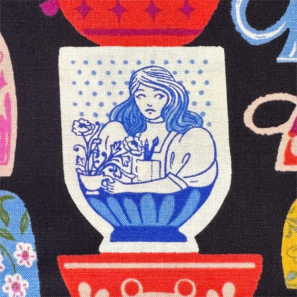 Hello Alice Tea Party in Black by Ruby Star Society, Alice In Wonderland RS2122 13