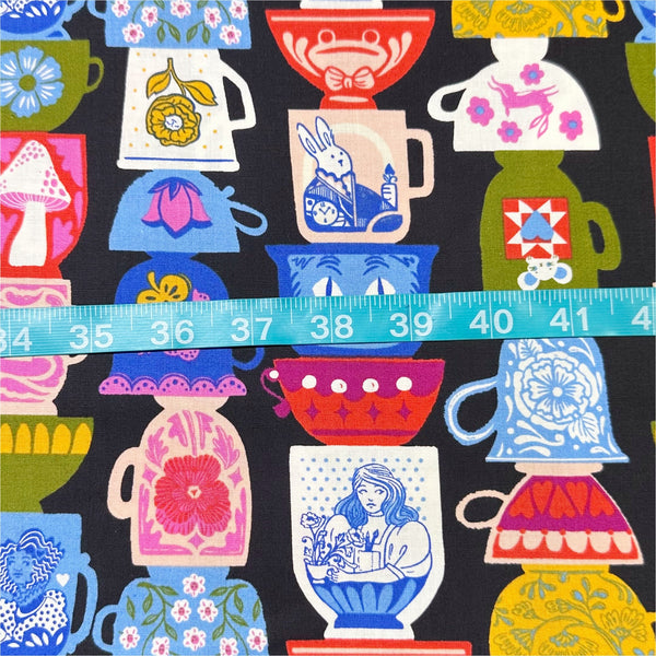 Hello Alice Tea Party in Black by Ruby Star Society, Alice In Wonderland RS2122 13