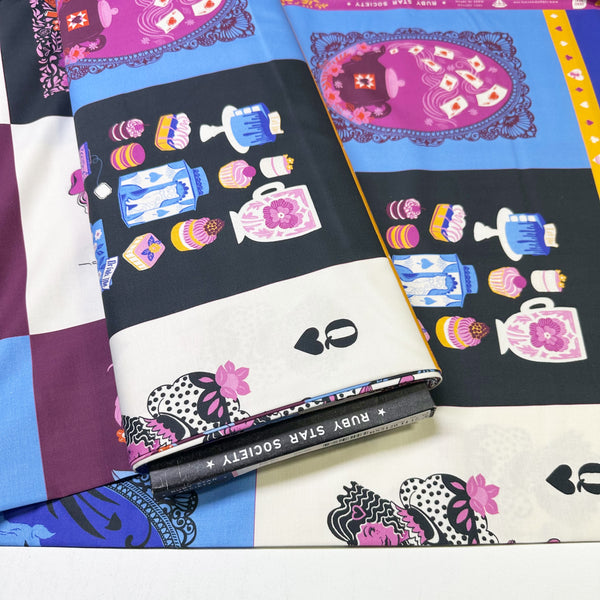 Hello Alice Wonderland Panel in Multi by Ruby Star Society, Alice In Wonderland RS2120 11