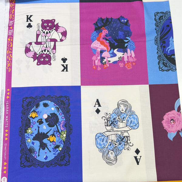Hello Alice Wonderland Panel in Multi by Ruby Star Society, Alice In Wonderland RS2120 11