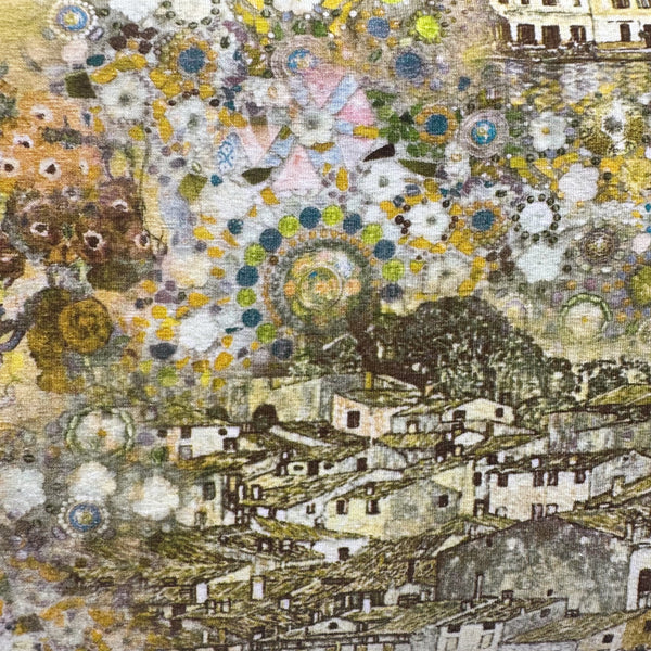 Klimt's World Cotton Jersey 4 Way Stretch Knit Fabric, Imported from the Netherlands 25023-10 Gustav Klimt