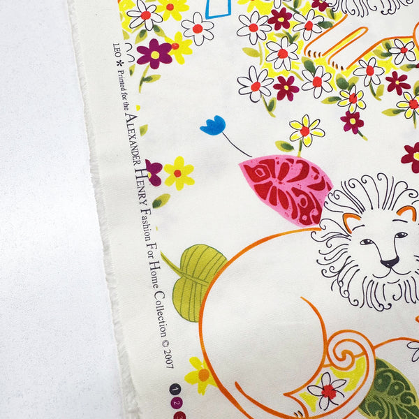 Leo 2007 Heavy Oxford Cotton Fabric by Alexander Henry, OOP
