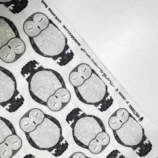 Nocturnal by Gingiber, Owls in Moon Cotton Fabric 48332 11 Moda Fabrics
