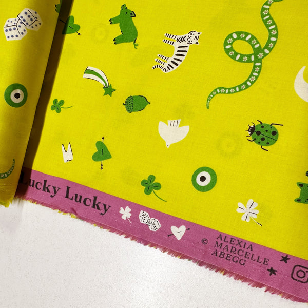 Ooh Lucky Lucky Good Luck in Citron by Ruby Star Society RS4113 12