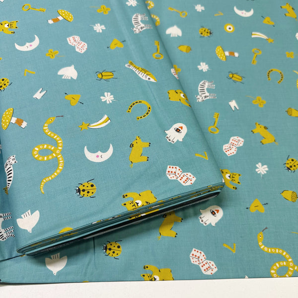 Ooh Lucky Lucky Good Luck in Turquiose by Ruby Star Society RS4113 14