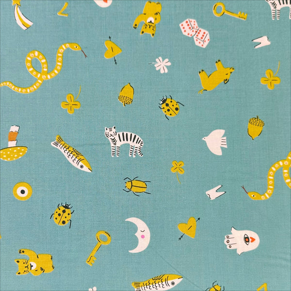 Ooh Lucky Lucky Good Luck in Turquiose by Ruby Star Society RS4113 14