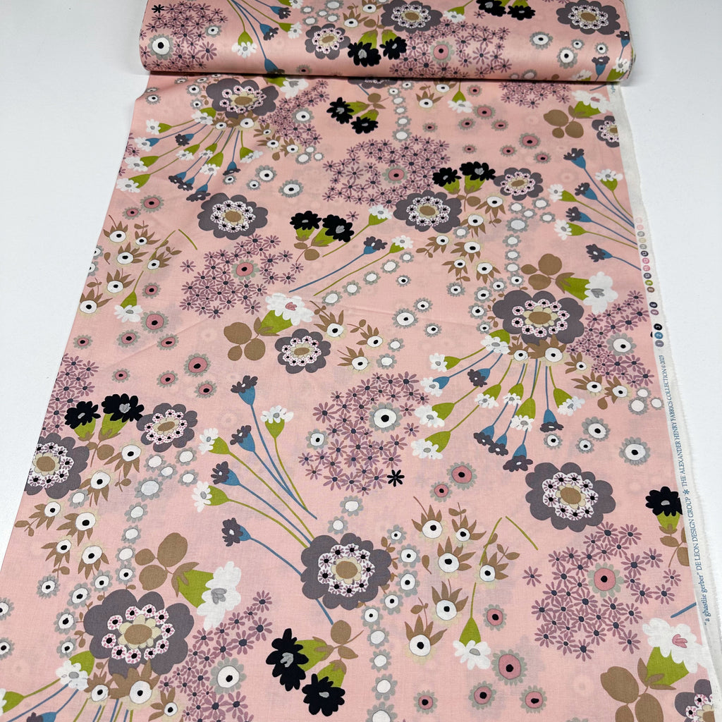 A Ghastlie Gerber Blush 9064B Cotton Fabric by Alexander Henry – Fabric ...