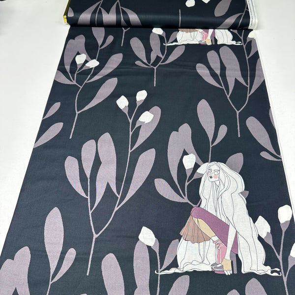 A Ghastlie Glance Black 9065B Cotton Fabric by Alexander Henry