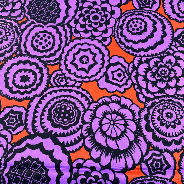 Deco Dark Kaffe Fassett Collective Cotton Fabric For Free Spirit PWGP199.DARK