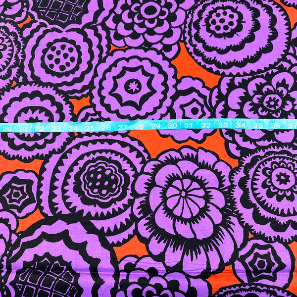 Deco Dark Kaffe Fassett Collective Cotton Fabric For Free Spirit PWGP199.DARK